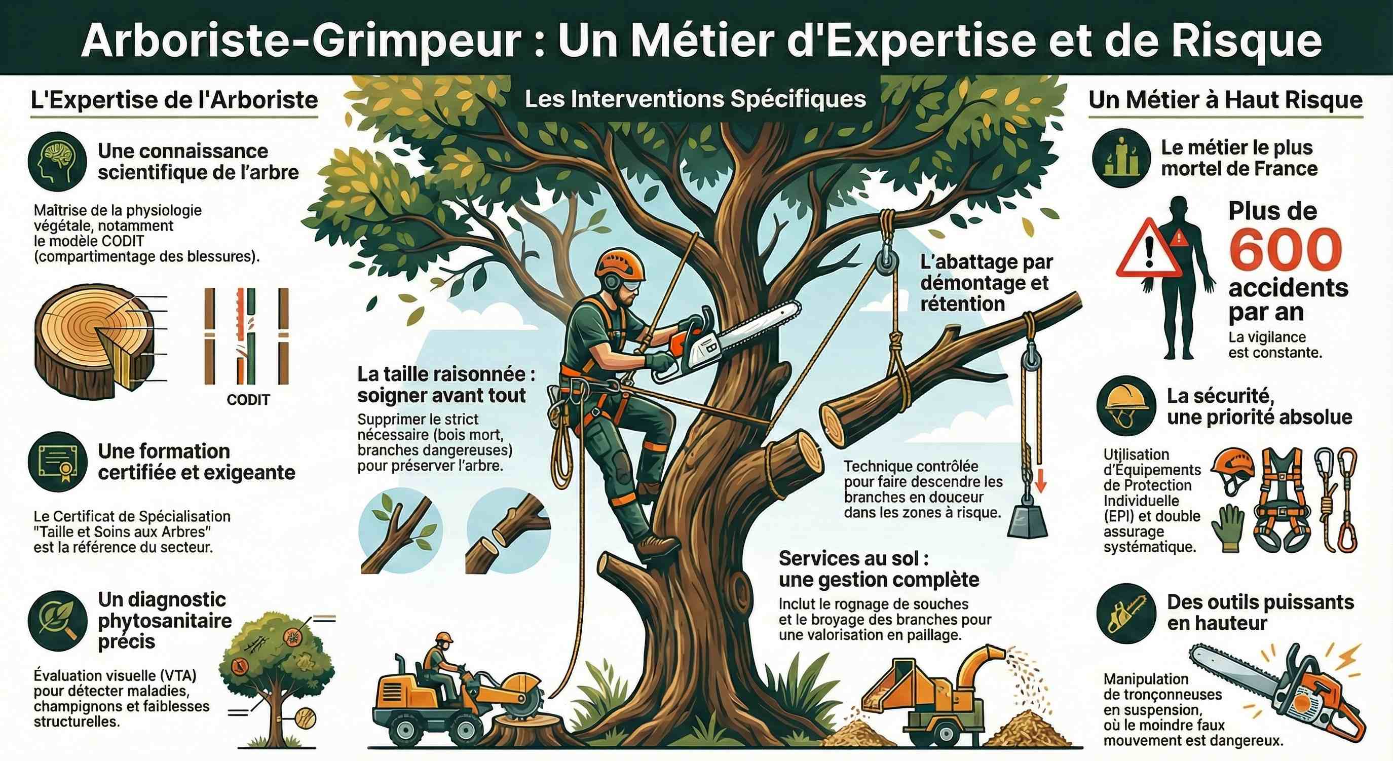arboriste grimpeur