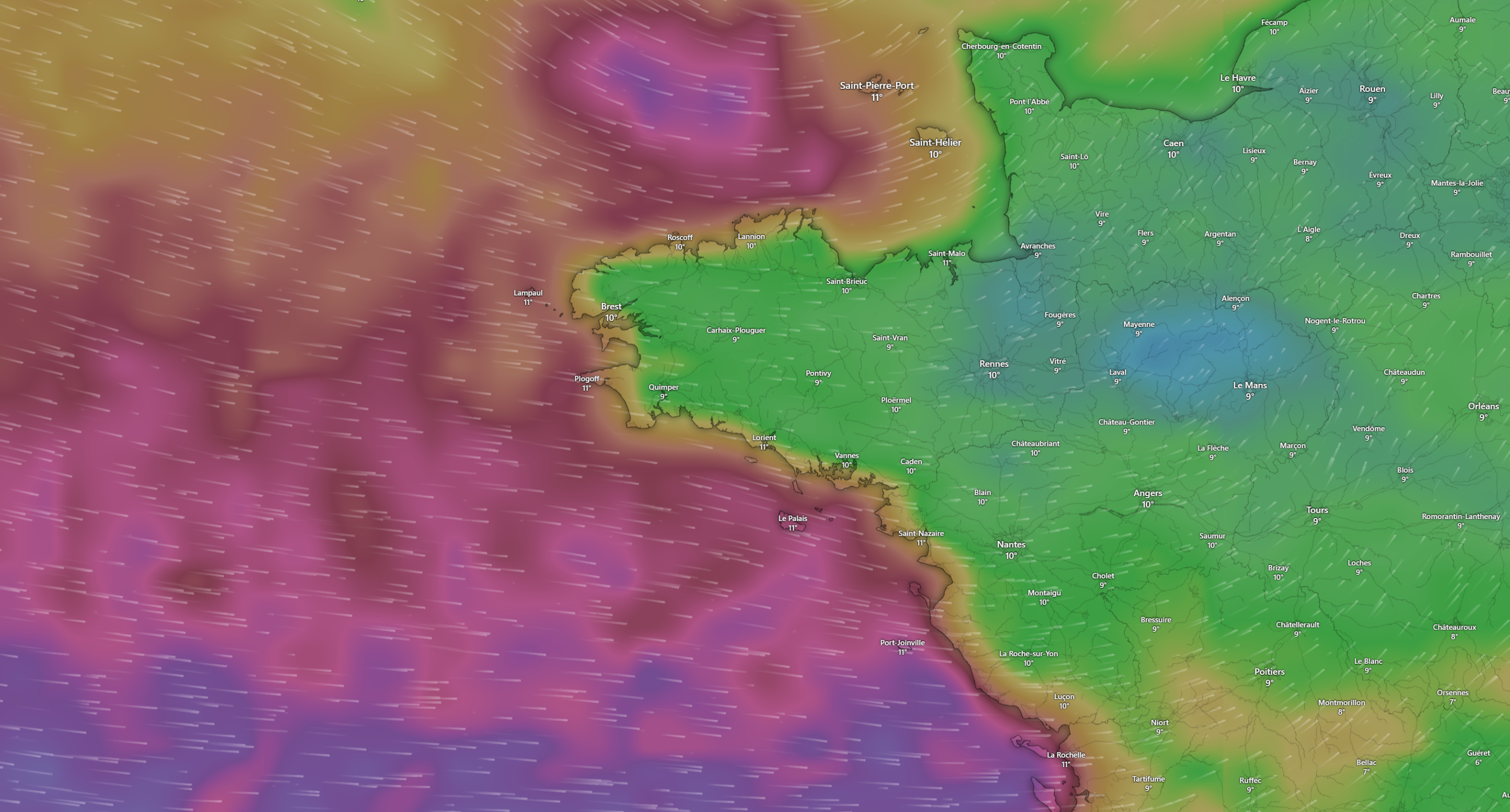 Alerte météo, tempête à la baule